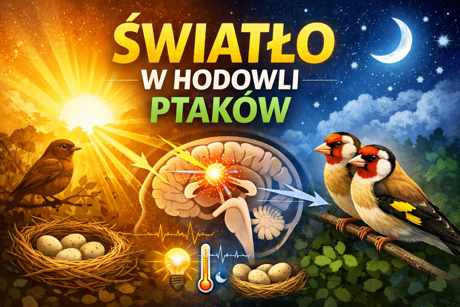 światło w hodowli ptaków