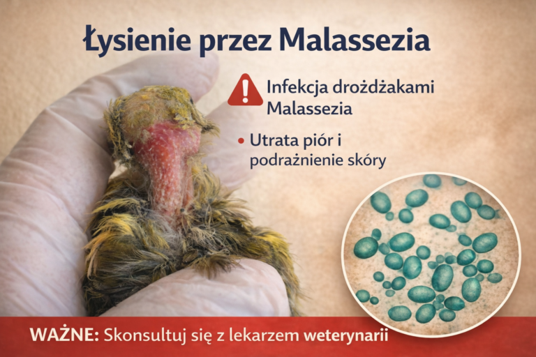 Łysienie u kanarków i innych ptaków.